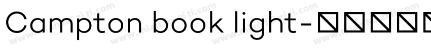 Campton book light字体转换